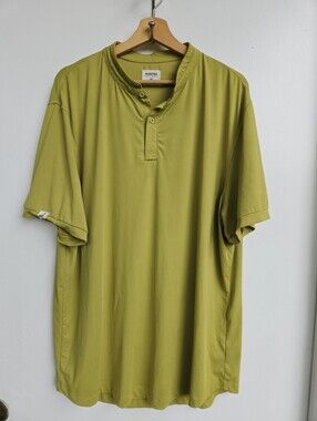 Mantra Golf Mens Catalyst Polo Performance Shirt moss Size 2XL